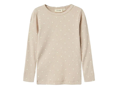 Lil Atelier gray morn heart top